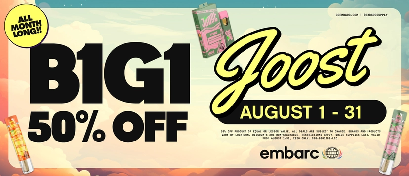 JOOST B1G1 50% OFF