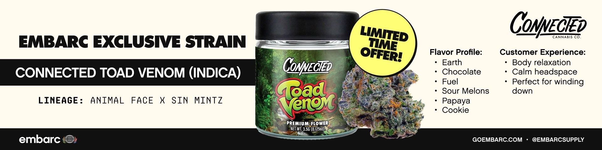 Connected LTO Toad Venom