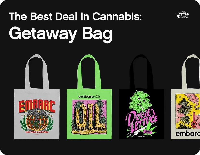 The best deal in cannabis: The getaway bag