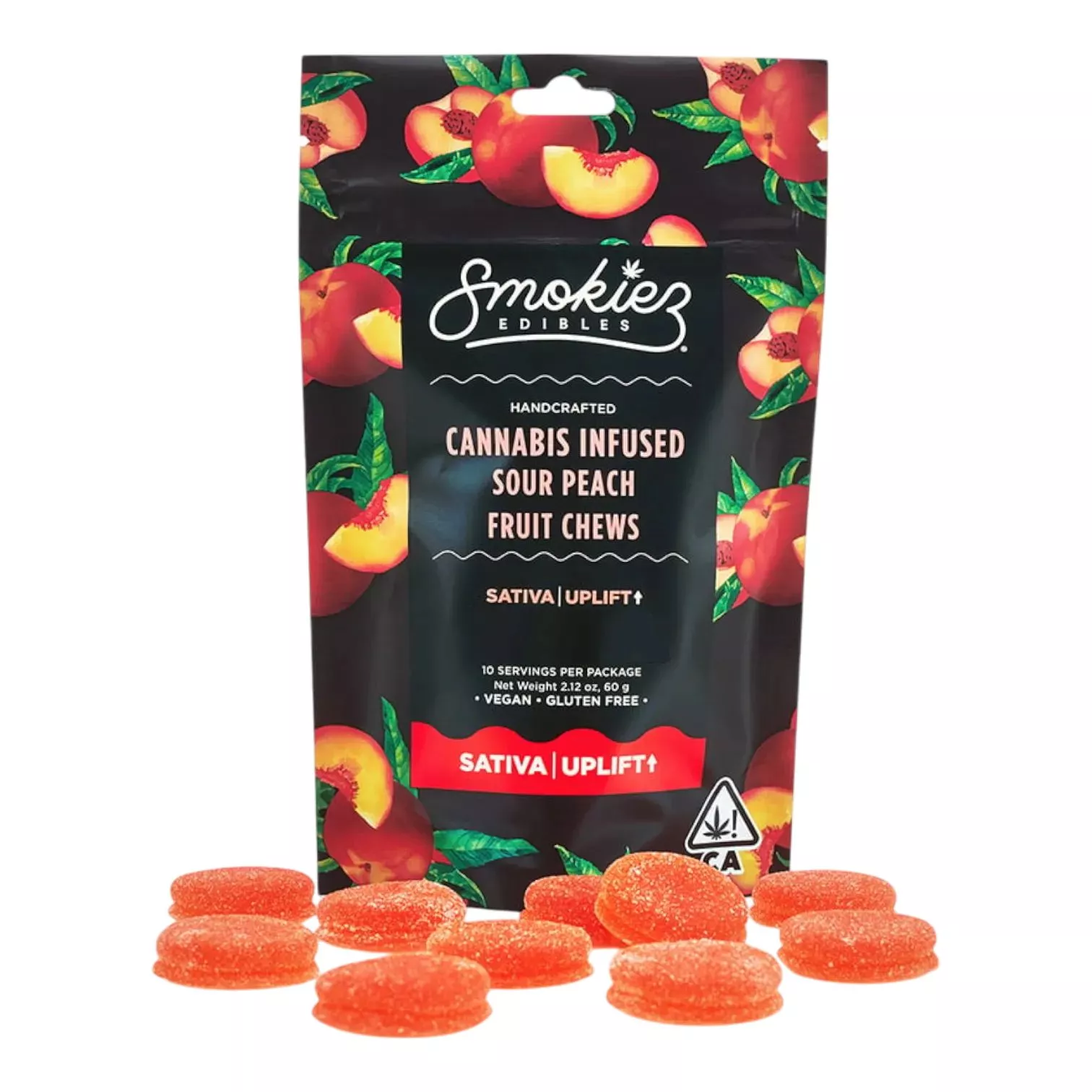 FRUIT CHEWS 10PK [100MG] SOUR PEACH product image