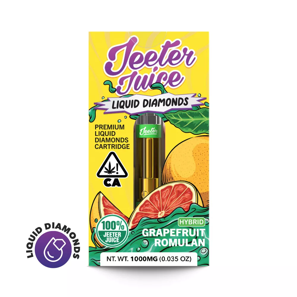 GRAPEFRUIT ROMULAN LIQUID DIAMONDS CARTRIDGE 1000MG - 1000 MG product image