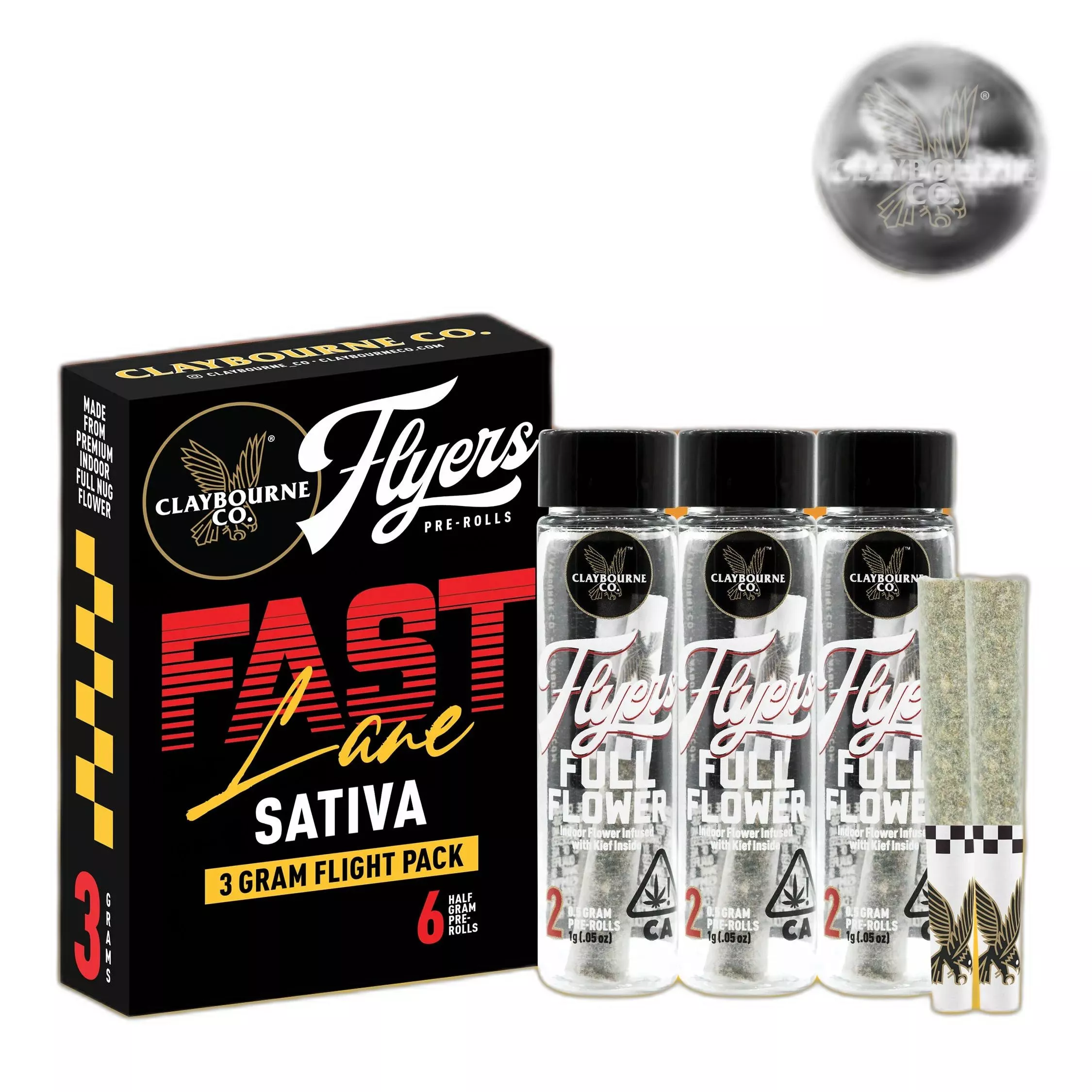 PREROLL VARIETY 6PK FAST LANE [3G] DP + MH + SC