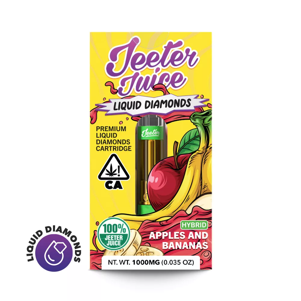 APPLES & BANANAS LIQUID DIAMONDS CARTRIDGE 1000MG product image
