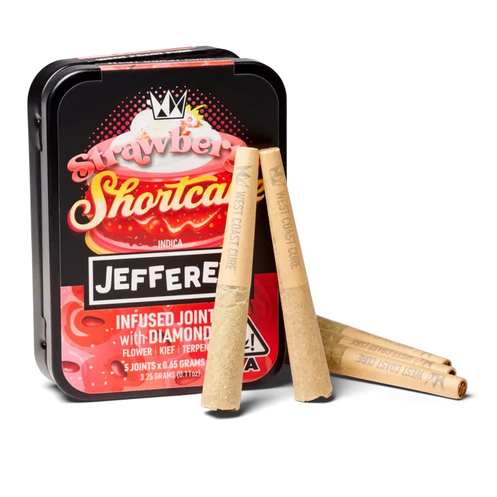 JEFFEREY INFUSED PREROLL 5PK [3.25G] STRAWBERRY SHORTCAKE