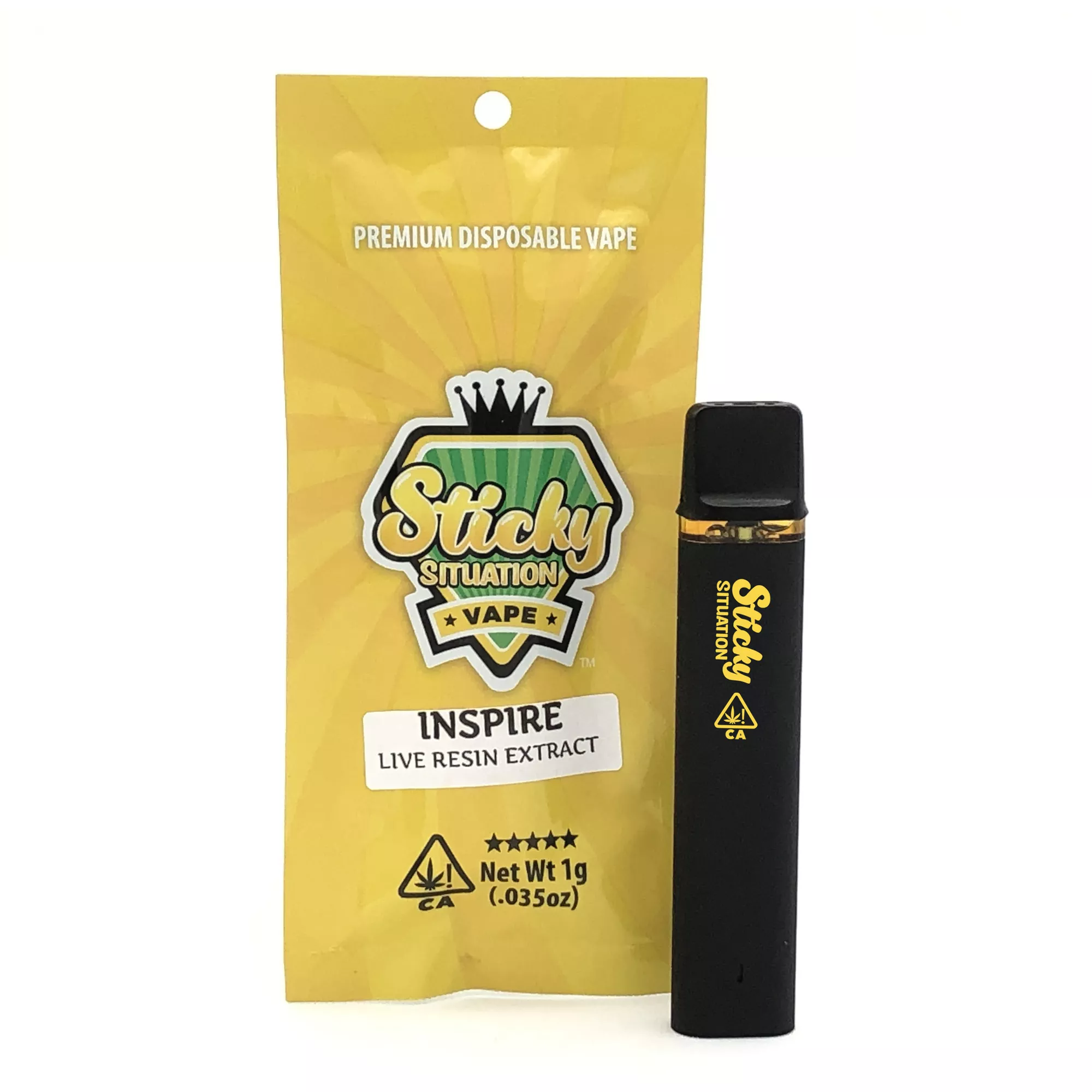STICKY SITUATION LIVE RESIN READY TO USE VAPORIZER [1G] CHILL OG KUSH - 1 G product image