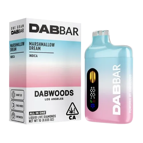 LIQUID DIAMOND DAB BAR READY TO USE VAPORIZER [1G] MARSHMALLOW DREAM - 1 G product image