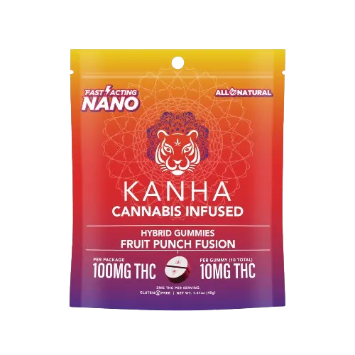 NANO GUMMIES 10PK [100MG] FRUIT PUNCH FUSION product image