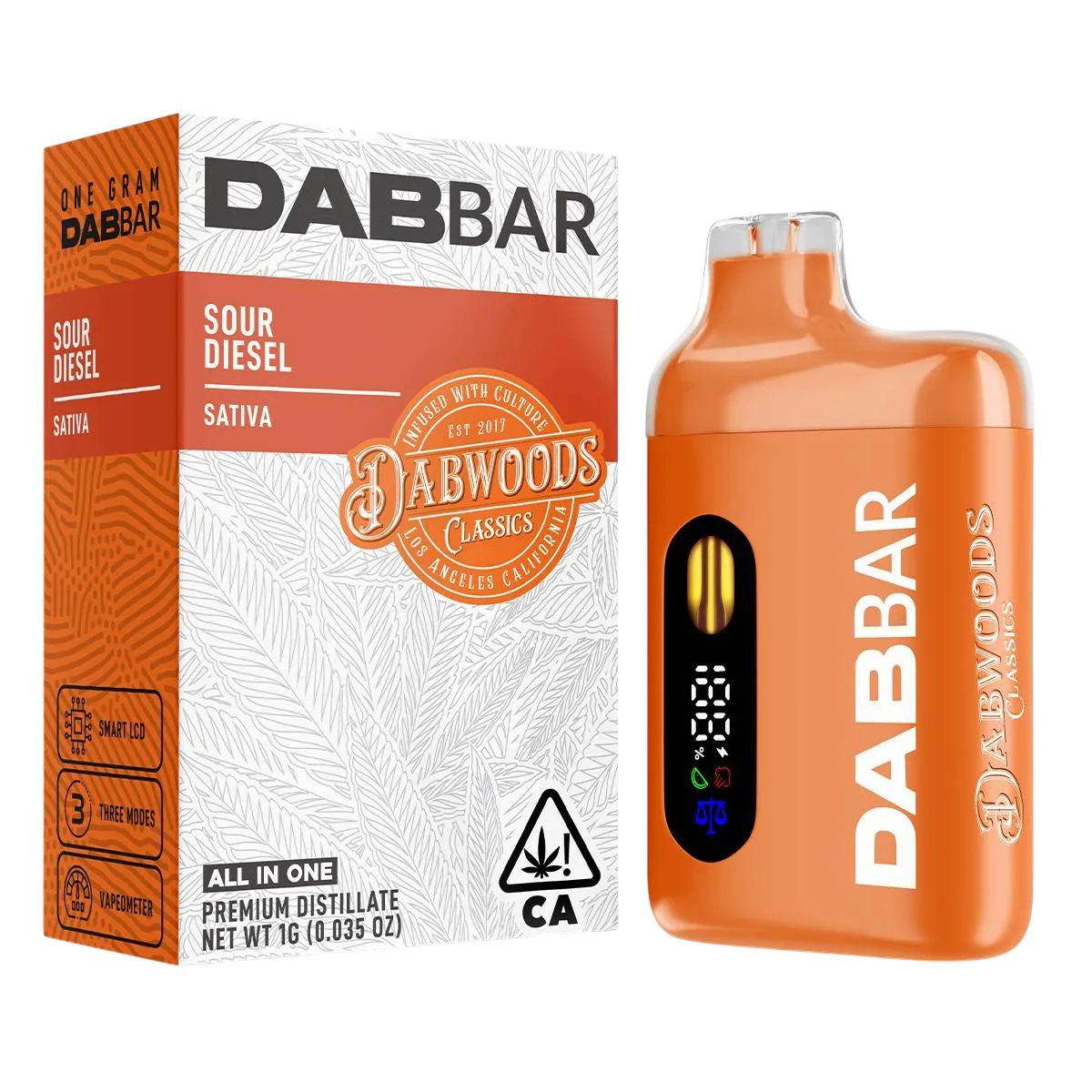 DAB BAR READY TO USE VAPORIZER [1G] SOUR DIESEL - 1 G product image