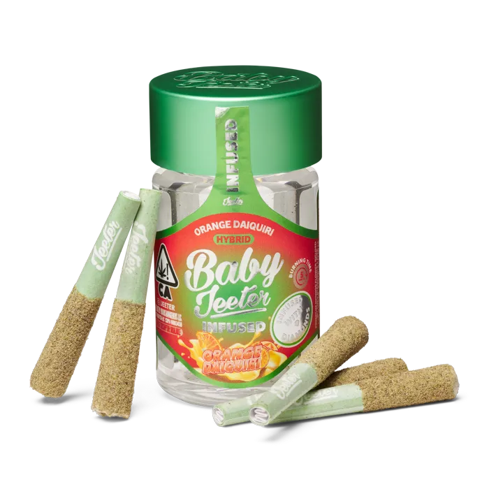 BABY JEETER INFUSED PREROLL 5PK [2.5G] ORANGE DAIQURI