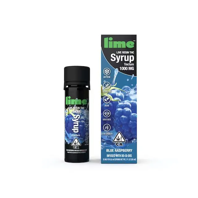 LIVE RESIN SYRUP 2FLOZ [1000MG] BLUE RASPBERRY