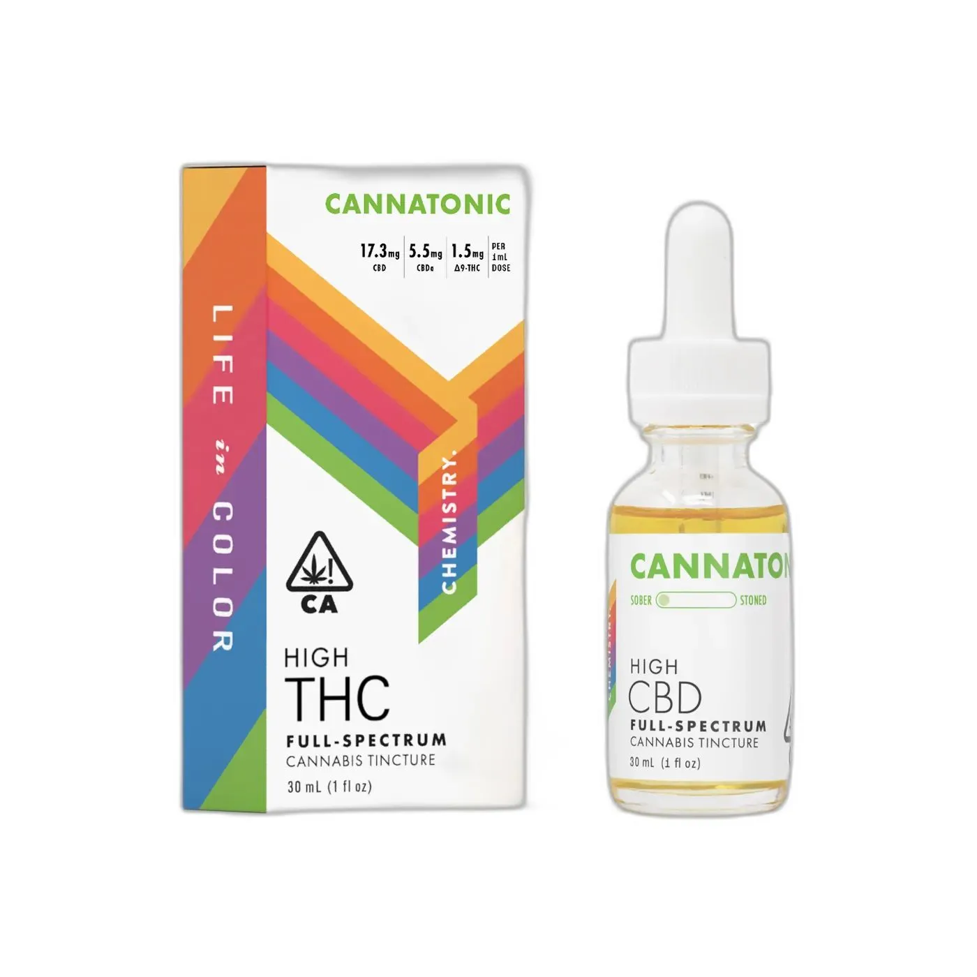 FULL SPECTRUM TINCTURE 30ML [45MG] HIGH CBD CANNATONIC