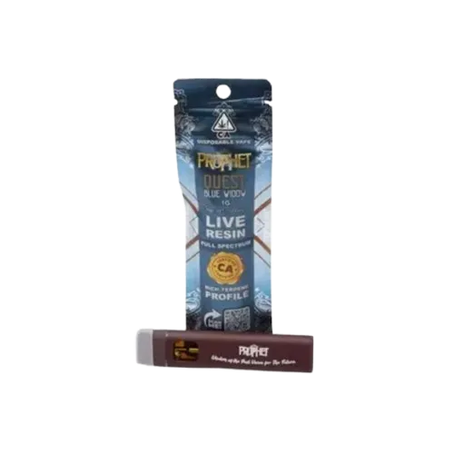 QUEST LIVE RESIN READY TO USE VAPORIZER [1G] BLUE WIDOW - 1 G product image