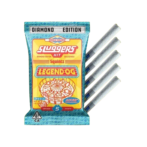 JUICED INFUSED PREROLL 5PK [3.5G] LEGEND OG DIAMOND EDITION - 3.5 G - 5 PACK product image
