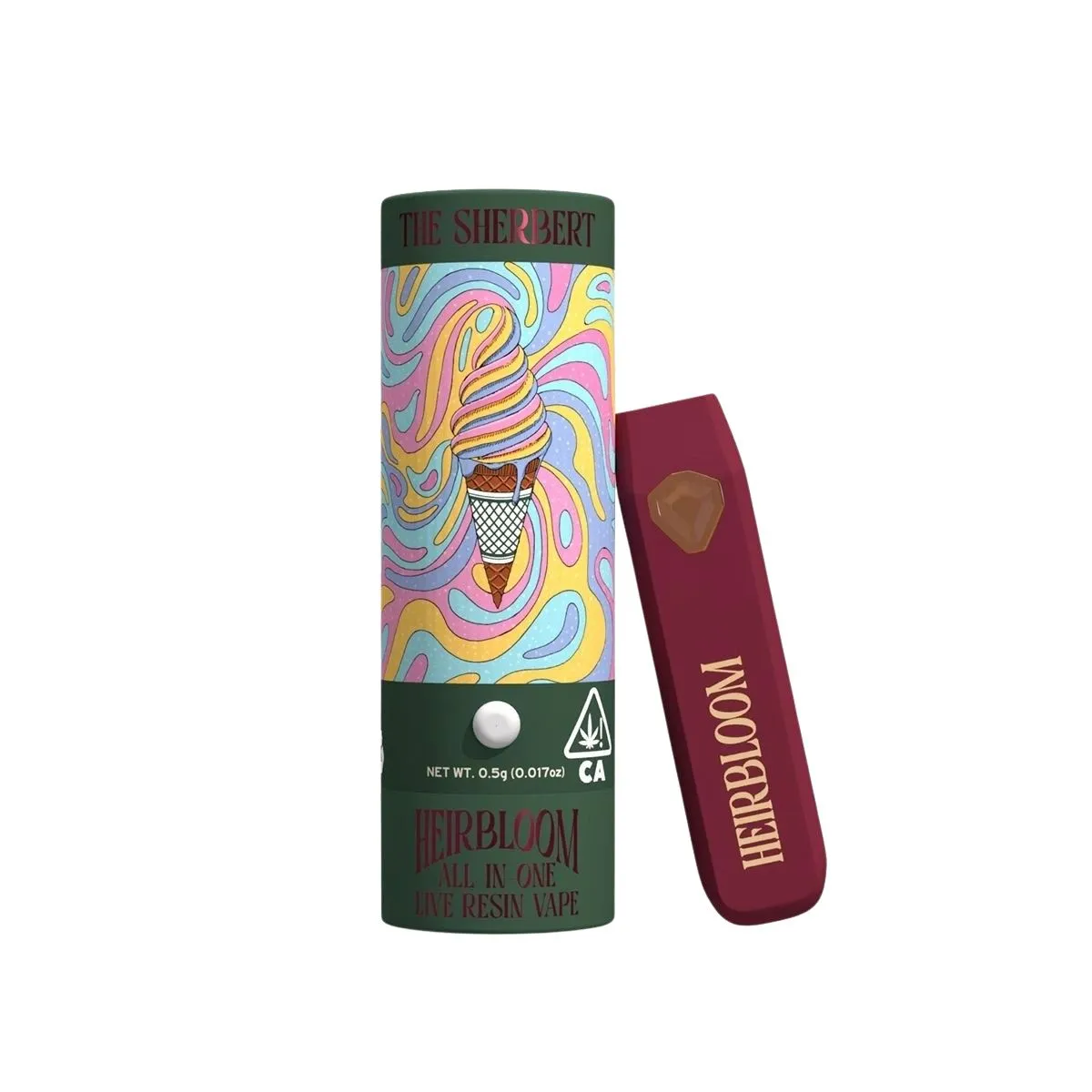 READY TO USE VAPORIZER [0.5G] THE SHERBERT - 0.5 G