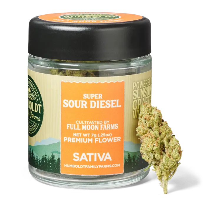 FLOWER [7G] SUPER SOUR DIESEL BY FULL MOON FARMS