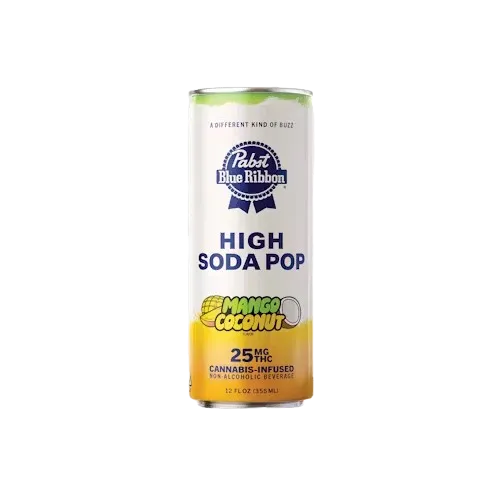 INFUSED HIGH SODA 12FLOZ [25MG] MANGO COCONUT - 25 MG product image