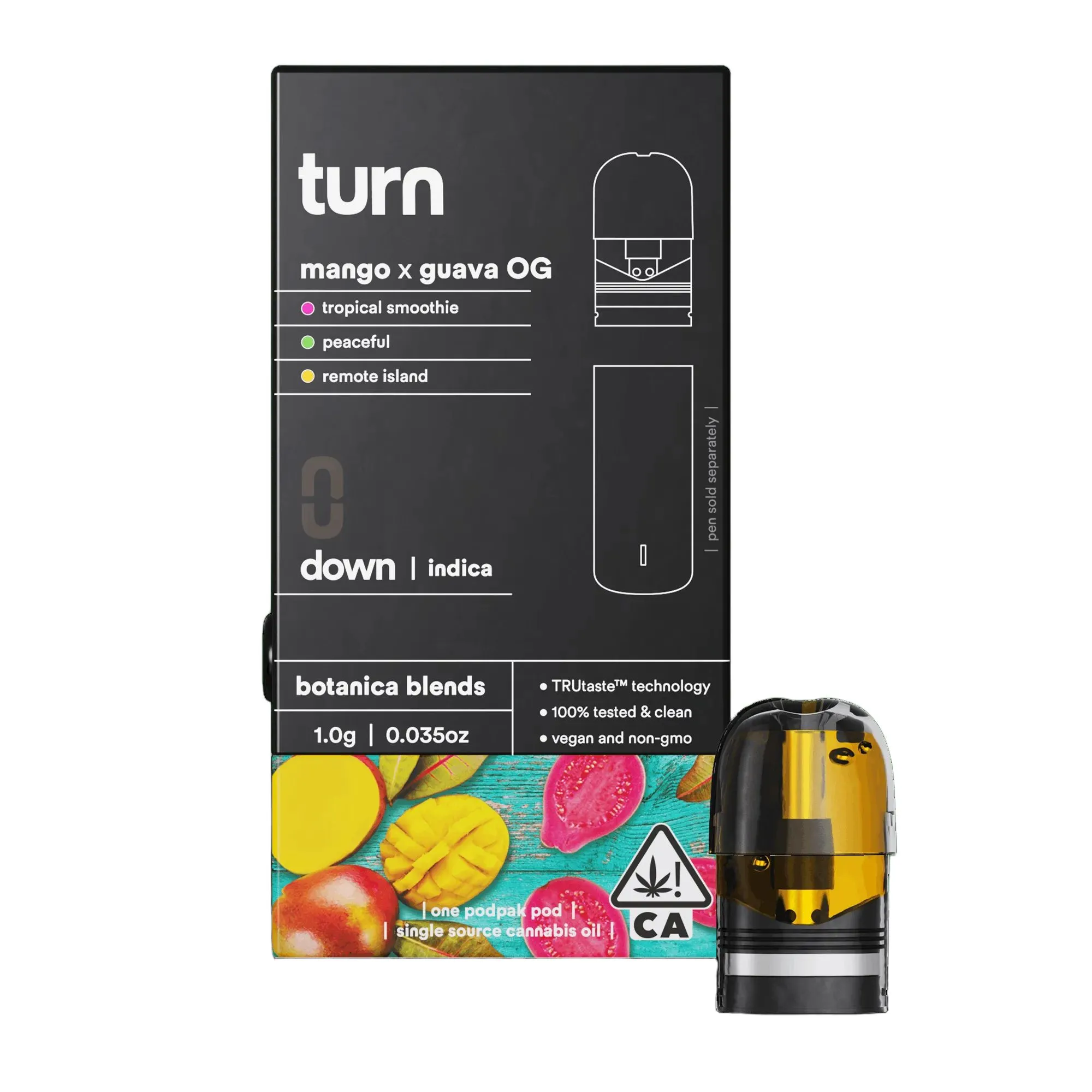 TURN DOWN BOTANICAL BLENDS POD [1G] MANGO X GUAVA product image