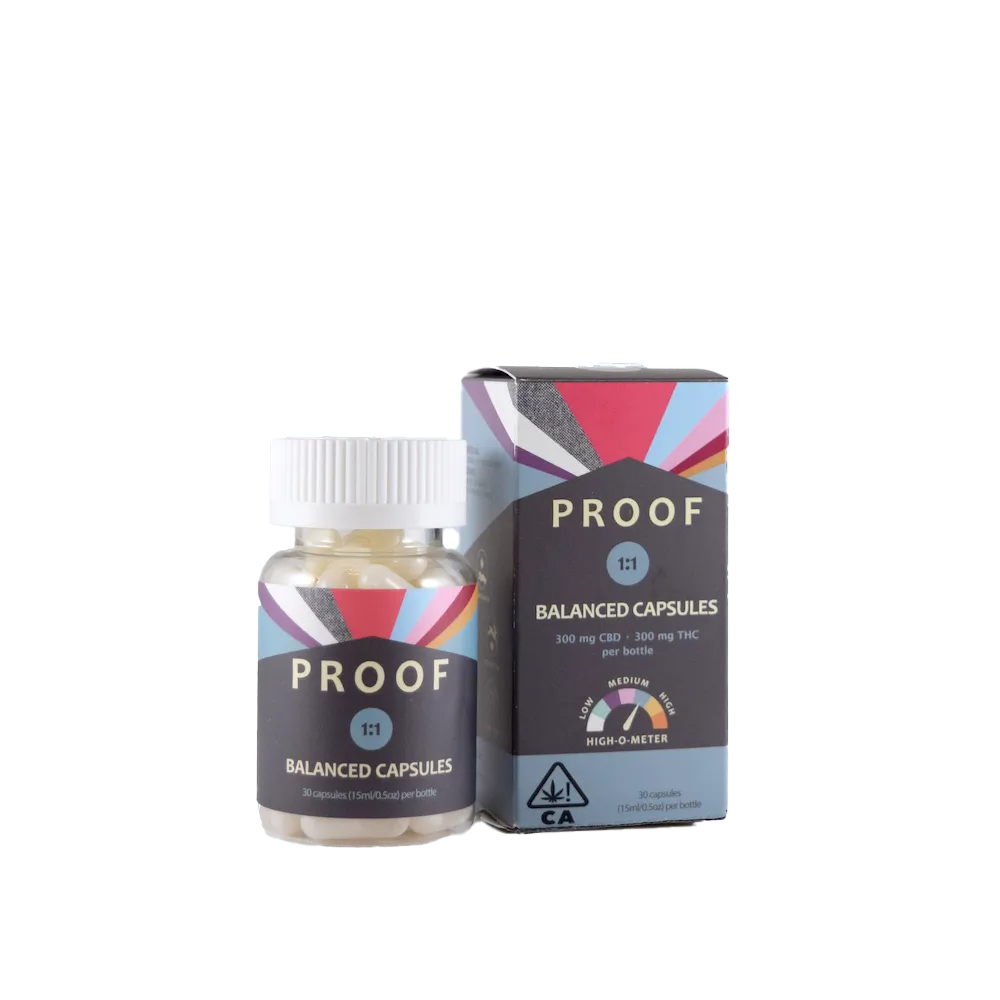 CAPSULES 30PK [300MG] 1:1 THC:CBD BALANCED
