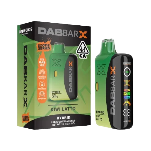 DAB BAR X EXOTICS LIQUID DIAMOND READY TO USE VAPORIZER [1G] KIWI LATTO - 1 G product image