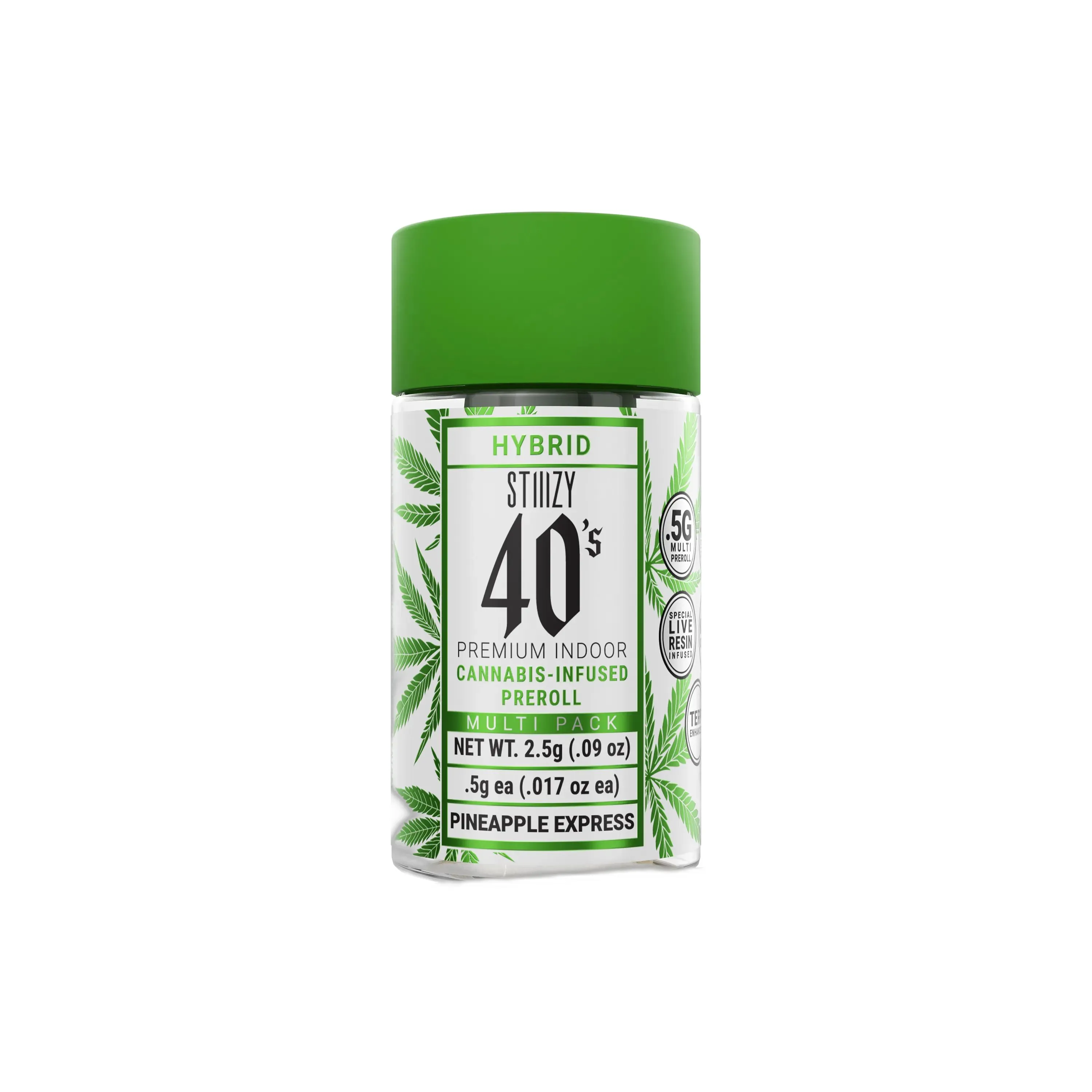 INFUSED 40'S MINI BLUNT 5PK [2.5G] PINEAPPLE EXPRESS