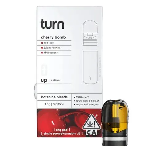 TURN TURN UP BOTANICAL BLENDS POD [1G] CHERRY BOMB - 1 G 1G