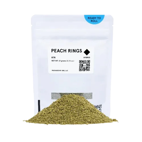 PREGROUND FLOWER [21G] PEACH RINGS - 21 G