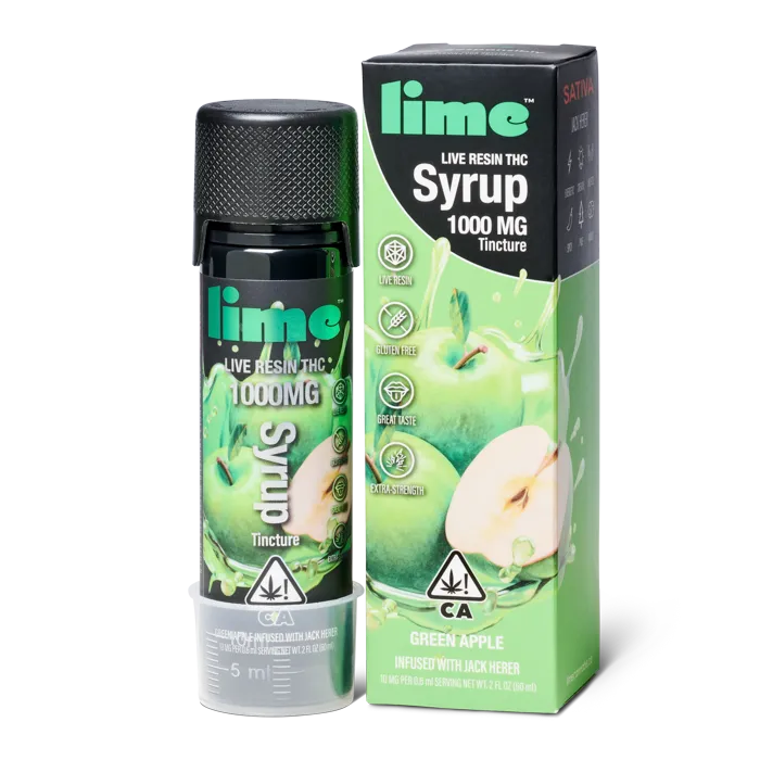 LIVE RESIN SYRUP 2FLOZ [1000MG] GREEN APPLE