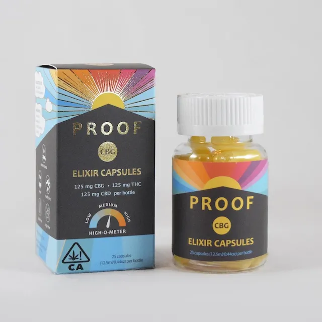 ELIXIR CAPSULES 25PK [125MG] 1:1:1 CBG:THC:CBD