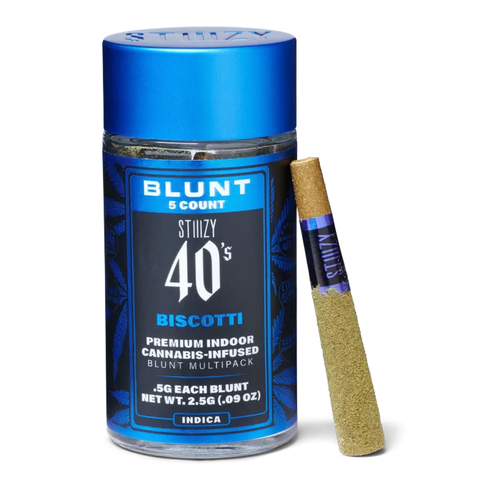 INFUSED 40'S MINI BLUNT 5PK [2.5G] BISCOTTI
