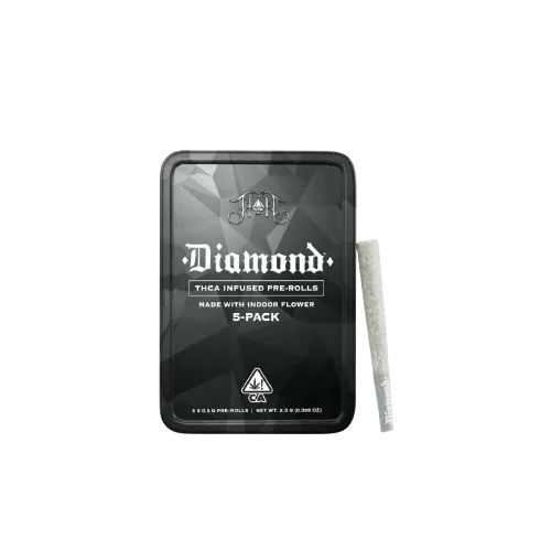 DIAMOND INFUSED PREROLL 5PK [2.5G] ZOAP - 2.5 G - 5 PACK