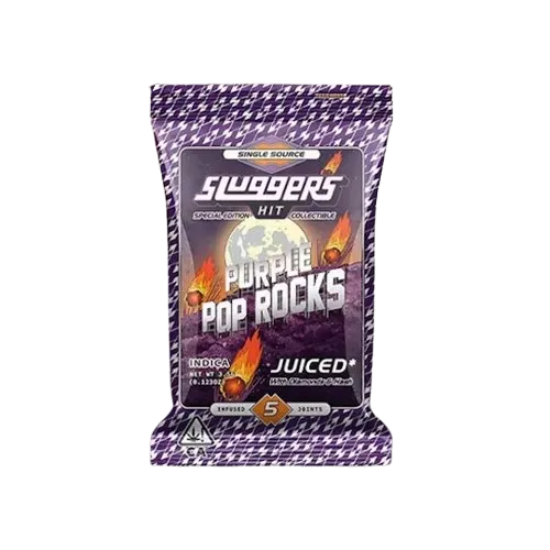 JUICED INFUSED PREROLL 5PK [3.5G] PURPLE POP ROCKS - 3.5 G - 5 PACK product image