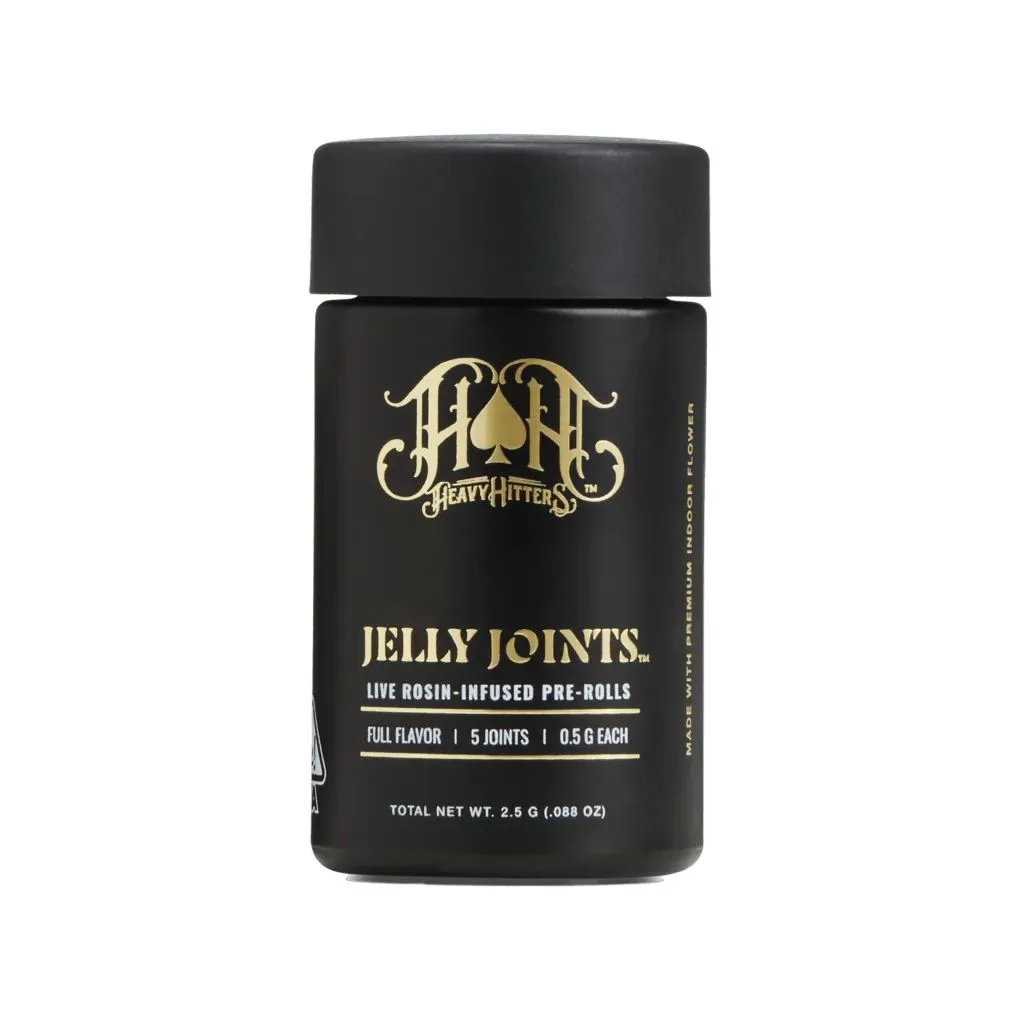 ROSIN JELLY INFUSED PREROLL 5PK [2.5G] J1 X PAPAYA - 2.5 G - 5 PACK
