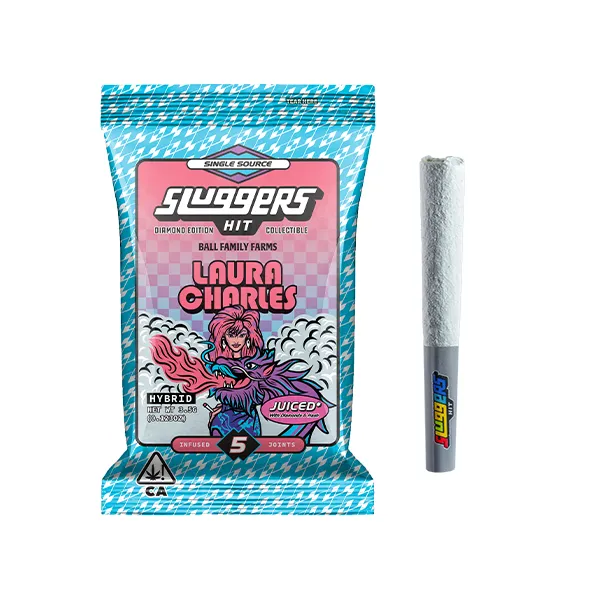JUICED INFUSED PREROLL 5PK [3.5G] LAURA CHARLES - 3.5 G - 5 PACK