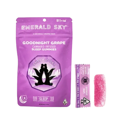 CLASSIC GUMMIES 10PK [100MG] 10:2:4 GOODNIGHT GRAPE SLEEP - 100 MG - 10 PACK product image