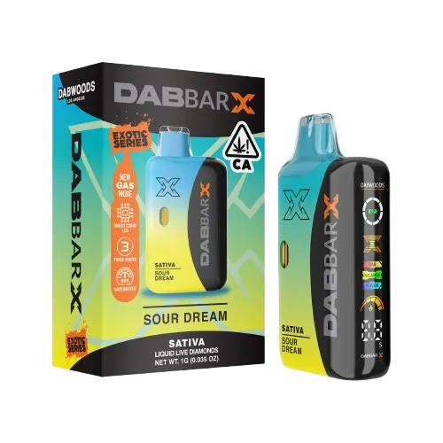 DAB BAR X EXOTICS LIQUID DIAMOND READY TO USE VAPORIZER [1G] SOUR DREAM - 1 G