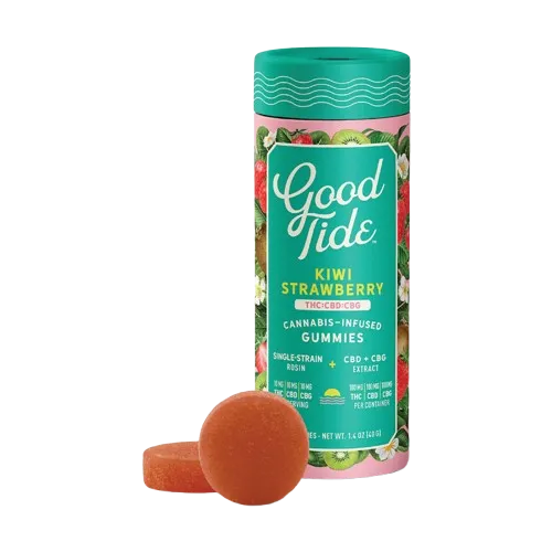 GUMMIES 10PK [100MG] 1:1:1 THC:CBD:CBG KIWI STRAWBERRY - 100 MG - 10 PACK product image