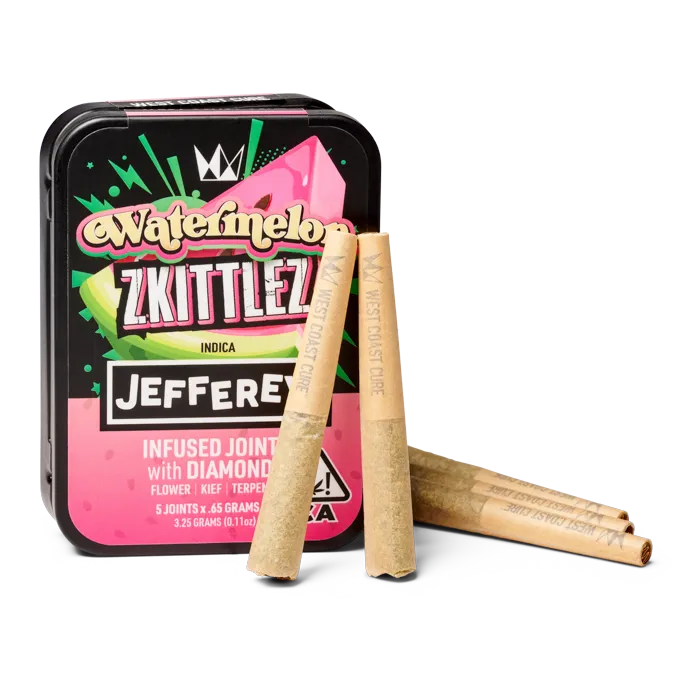 JEFFEREY INFUSED PREROLL 5PK [3.25G] WATERMELON ZKITTLEZ