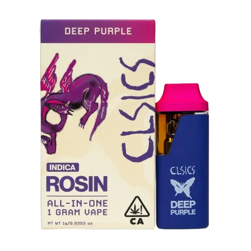 LIVE ROSIN READY TO USE VAPORIZER [1G] DEEP PURPLE