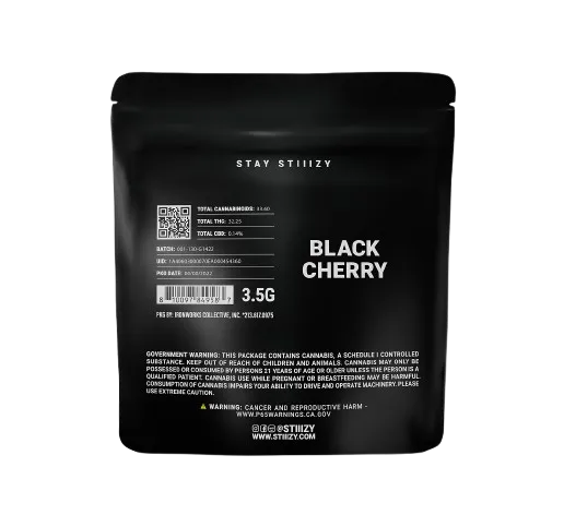 BLACK LABEL FLOWER [3.5G] CHERRY BLACKOUT - 3.5 G