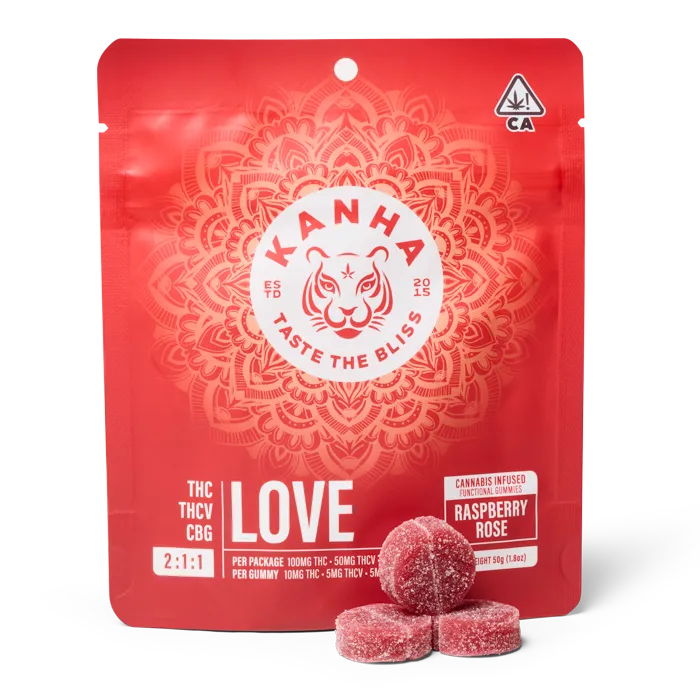 GUMMIES 10PK [100MG] 2:1:1 THC:THCV:CBG LOVE product image