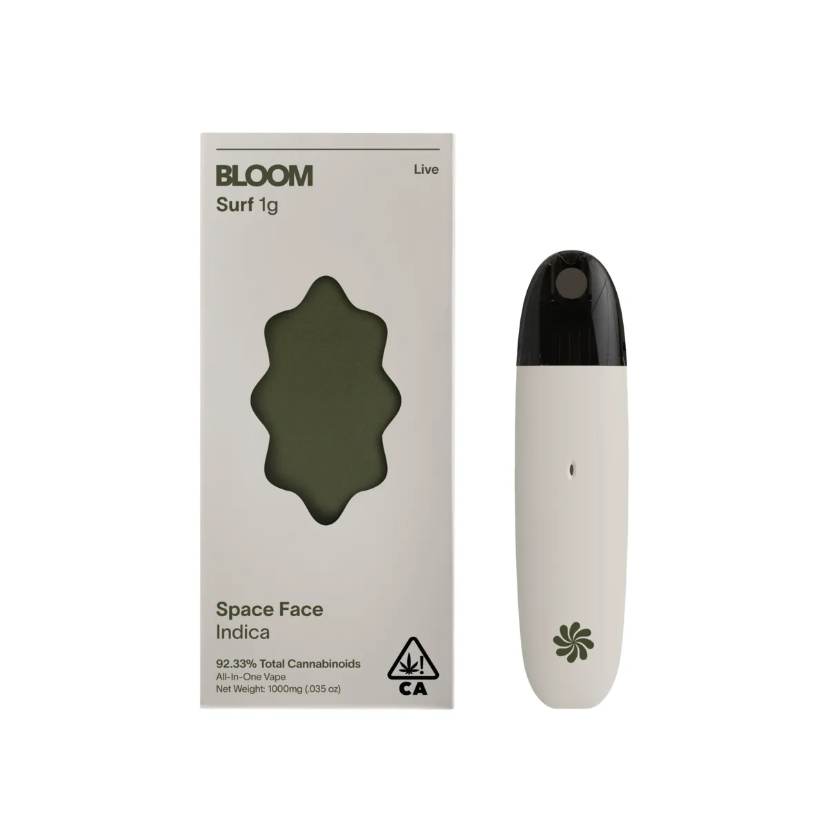SURF LIVE RESIN READY TO USE VAPORIZER [1G] SPACE FACE