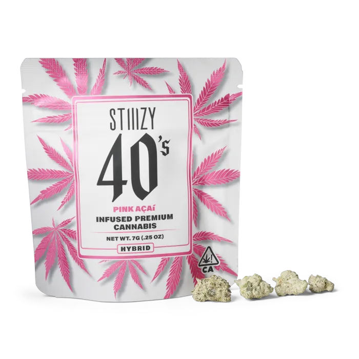 INFUSED 40'S FLOWER [7G] PINK ACAI