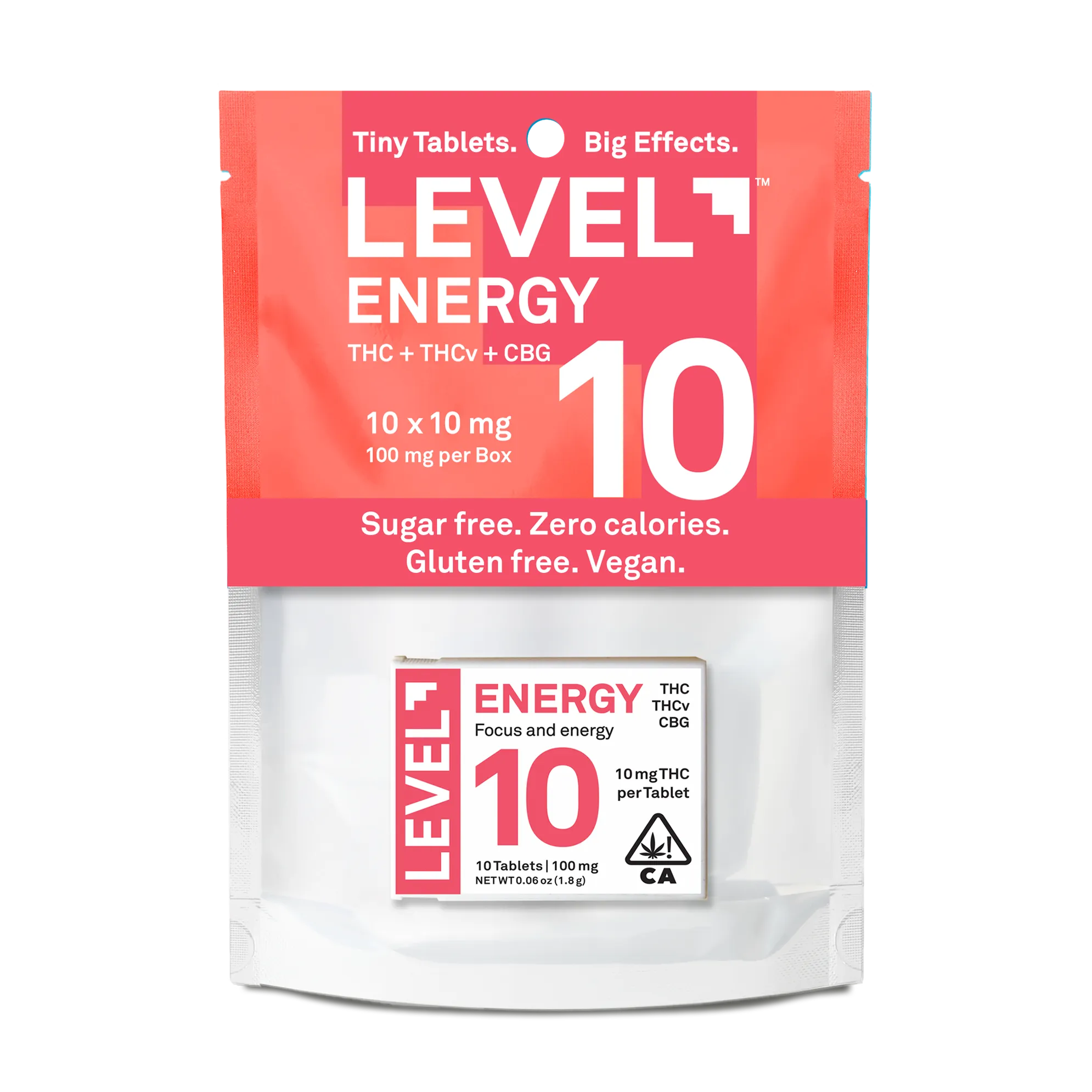 LEVEL 10 TABLET 10PK [100MG] ENERGY - 100 MG - 10 PACK product image