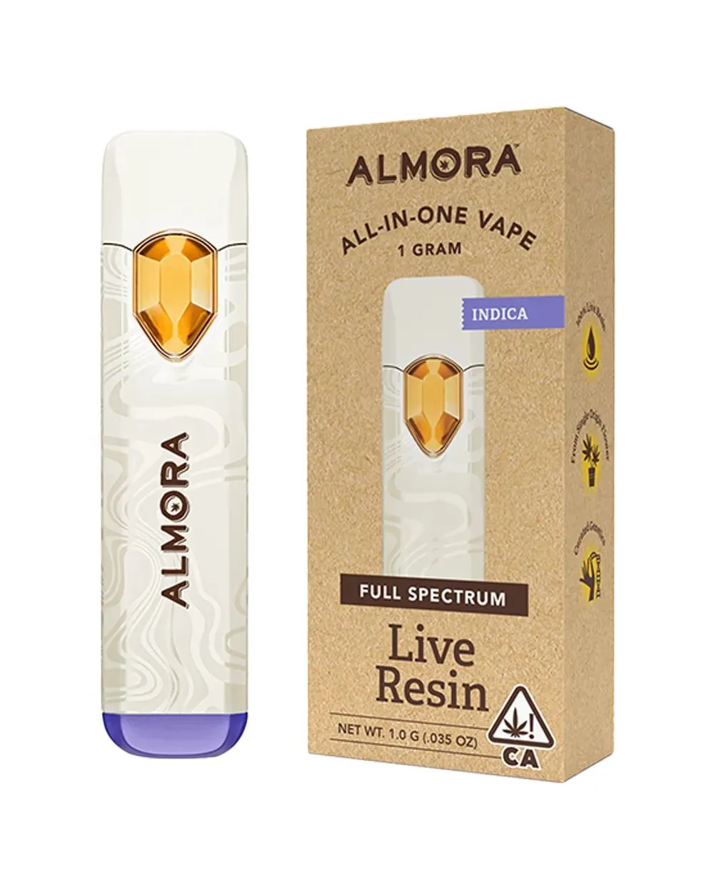 LIVE RESIN READY TO USE VAPORIZER [1G] PLATINUM PURPLE
