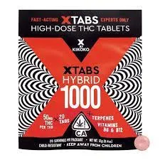 X TAB 20PK [1000MG] HYBRID