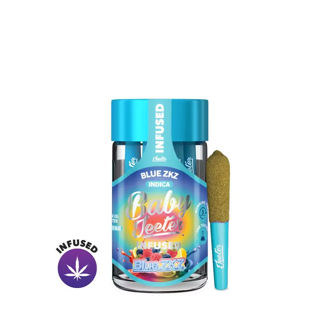 BABY JEETER INFUSED PREROLL 5PK [2.5G] BLUE ZKZ
