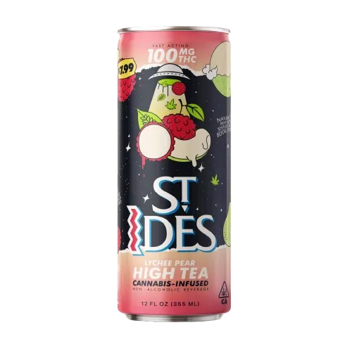 HIGH TEA 12FLOZ [100MG] PEAR LYCHEE TEA - 100 MG product image