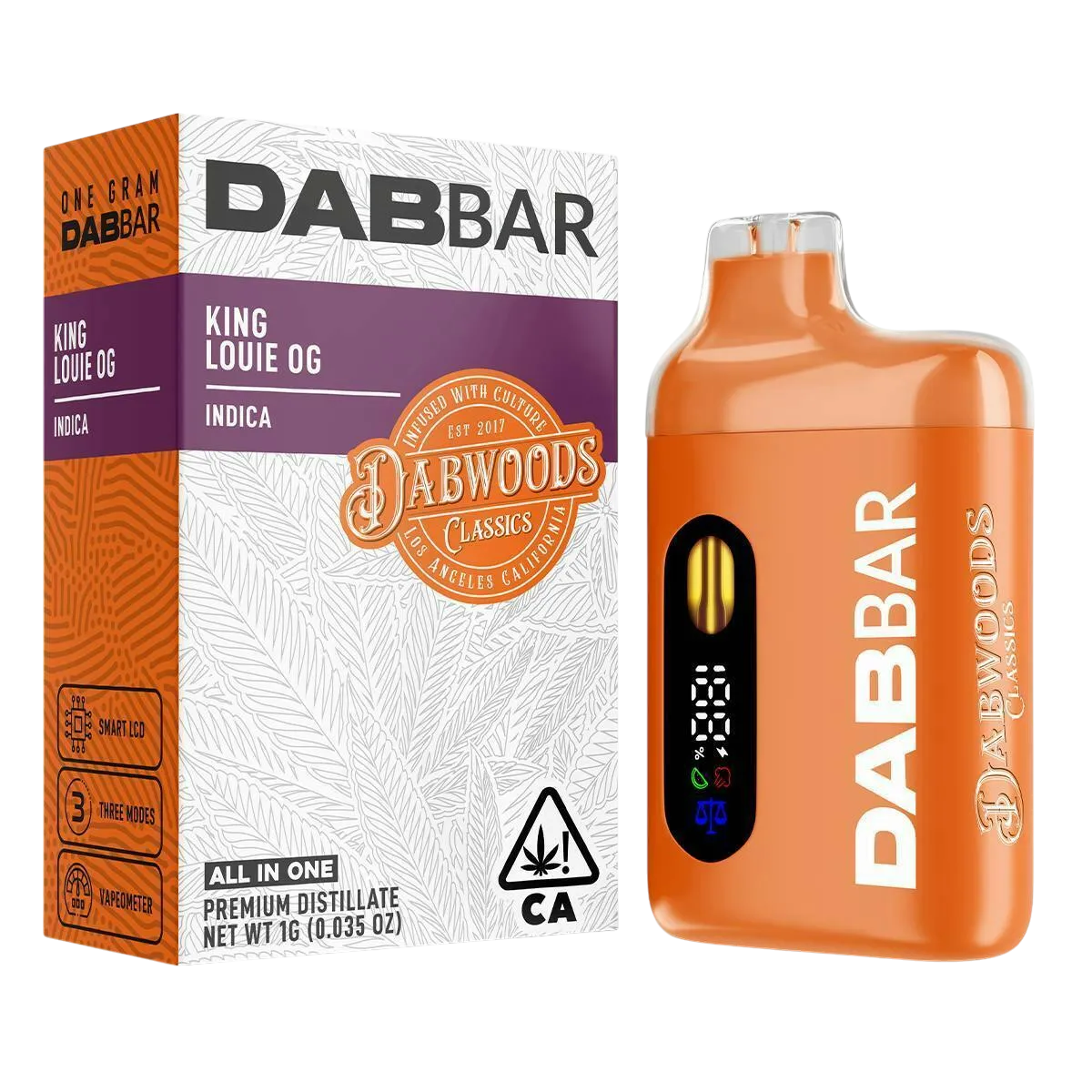 DAB BAR READY TO USE VAPORIZER [1G] KING LOUIE OG - 1 G