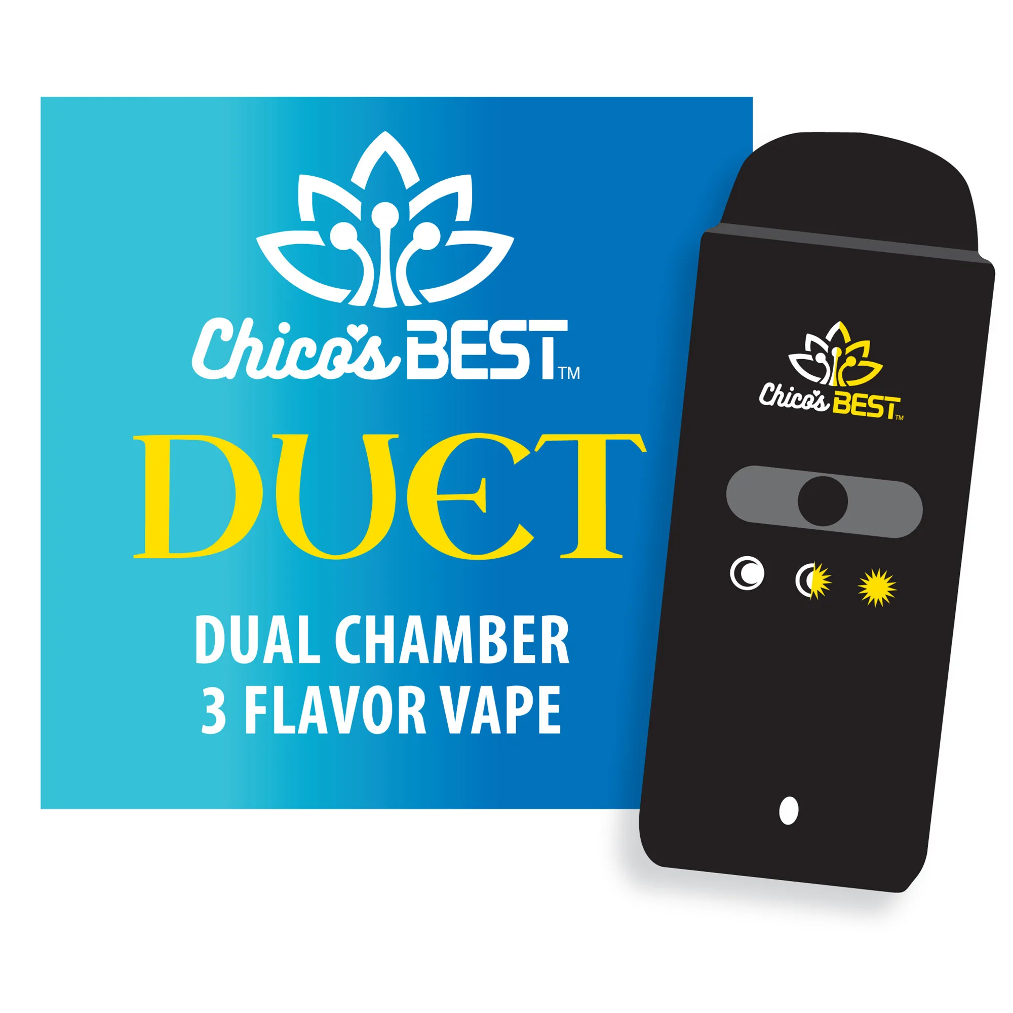 CHICO'S BEST - DUET READY TO USE VAPORIZER [1G] GRAPES N CREAM X BANANA PUNCH - 1 G