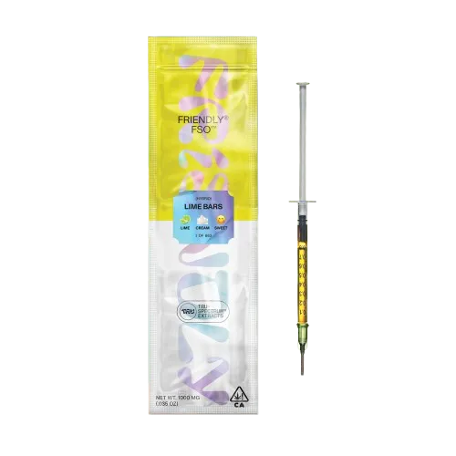 LIVE RESIN APPLICATOR FSO [1G] LIME BARS - 1 G